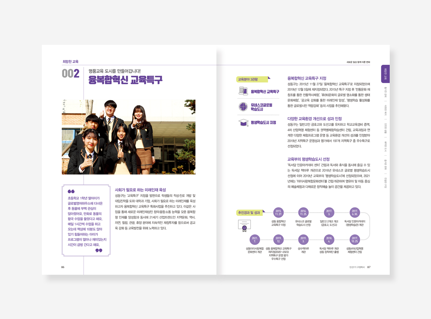 성동구 민선 7.8기 백서